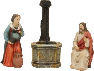 Jesús y la mujer samaritana en el pozo de Jacob